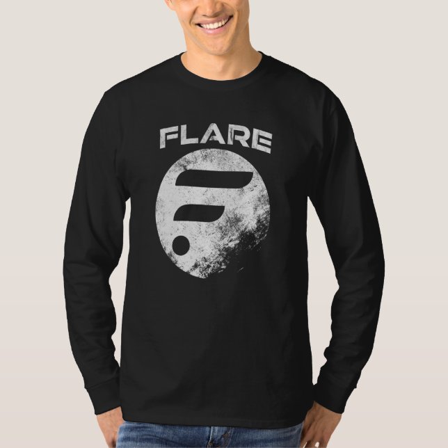 T-shirt Flare Network Spark Token Ripple Coin Xrp Grand li (Devant)
