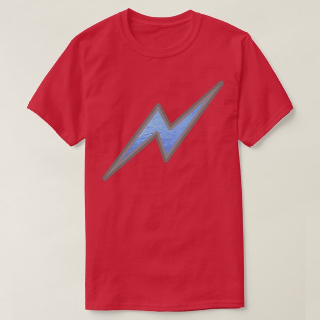 T-shirt Flash bleu (Design devant)