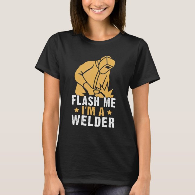 T-shirt Flash Me Je suis soudeur (Devant)