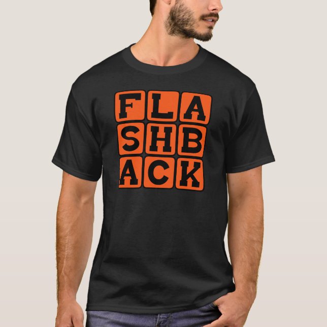 T-shirt Flashback, Ancien Souvenir (Devant)