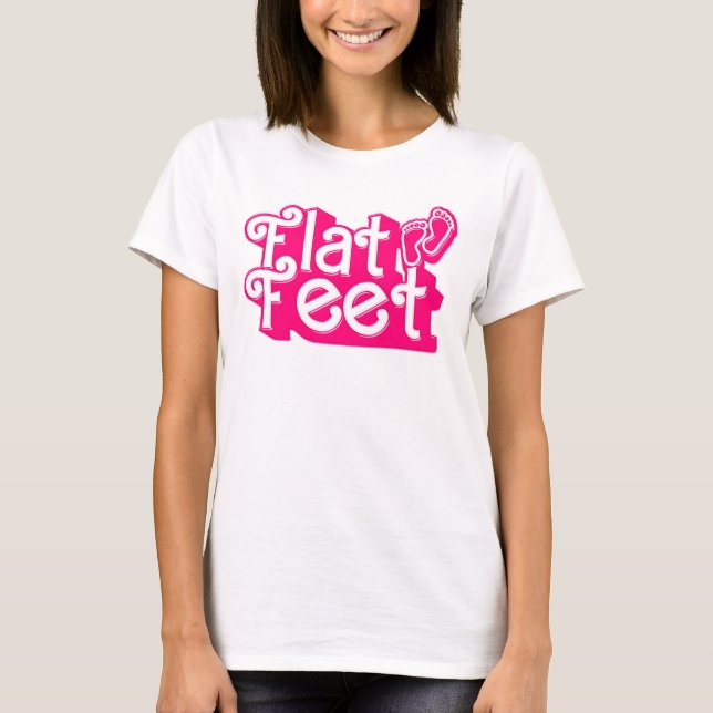 T-shirt Flat Feet Society (Devant)