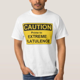 T-shirt Flatulence d'extrémité de LAFS-Précaution