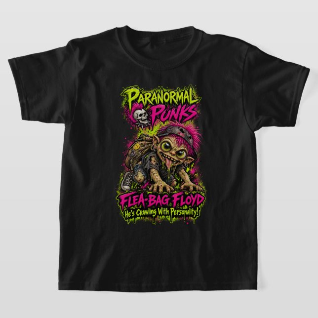T-shirt Flea-Bag Floyd — Punks Paranormaux (Poser)