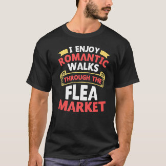 T-shirt Flea Market Antique Collecteur Chasseur Vintage Ba