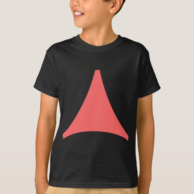 T-shirt Flèche à trois côtés (Devant)