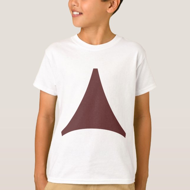 T-shirt Flèche à trois côtés (Devant)