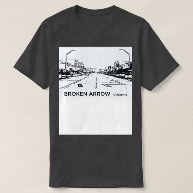 T-shirt Flèche brisée Oklahoma (Design devant)