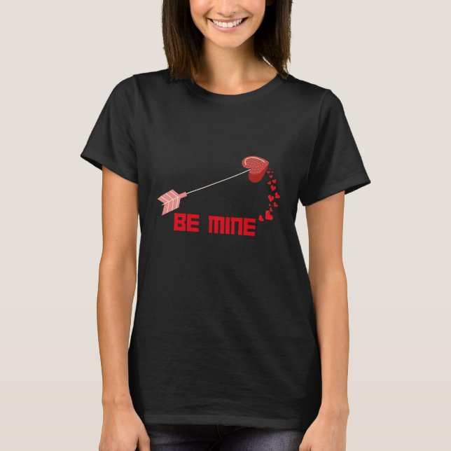 T-shirt Flèche Cardiaque Soyez La Mienne (Devant)