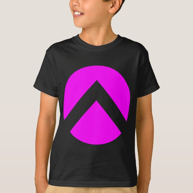 T-shirt Flèche circulaire Chevron (Devant)