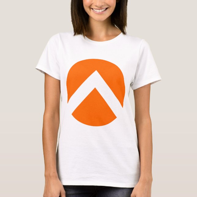 T-shirt Flèche circulaire Chevron (Devant)