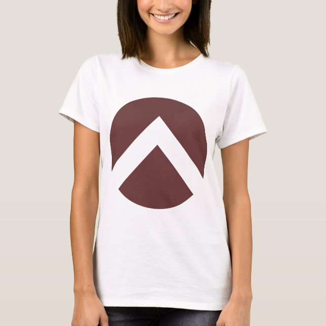 T-shirt Flèche circulaire Chevron (Devant)