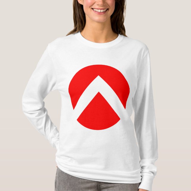 T-shirt Flèche circulaire Chevron (Devant)