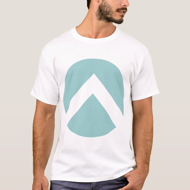 T-shirt Flèche circulaire Chevron (Devant)