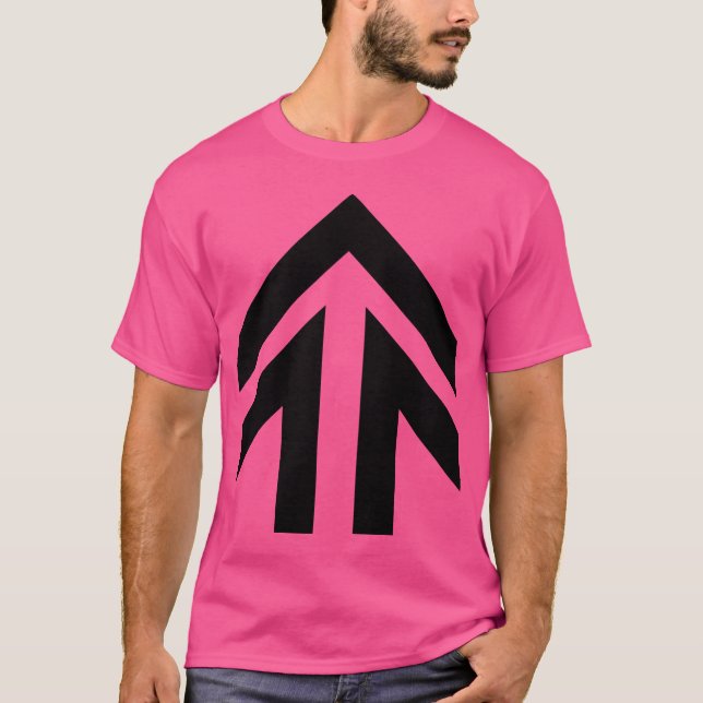 T-shirt Flèche Creuse (Devant)