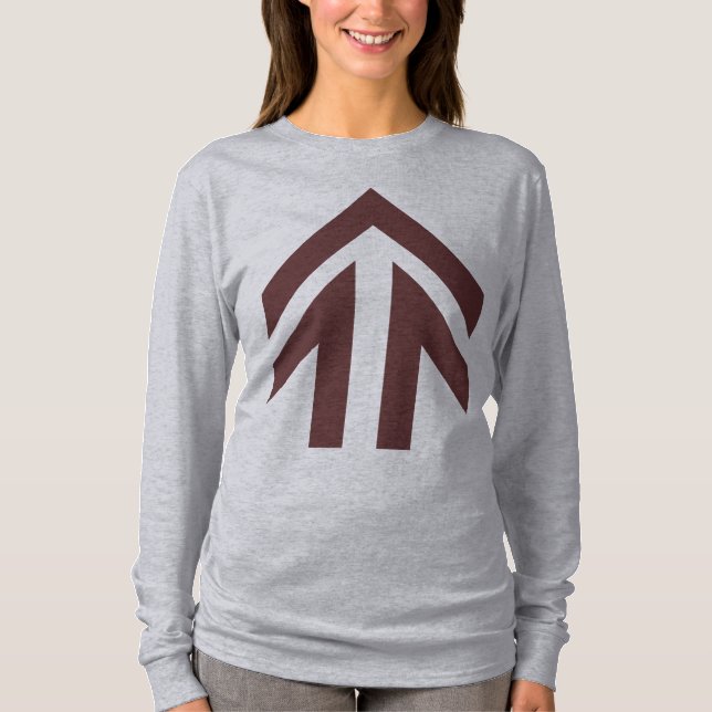 T-shirt Flèche creux (Devant)