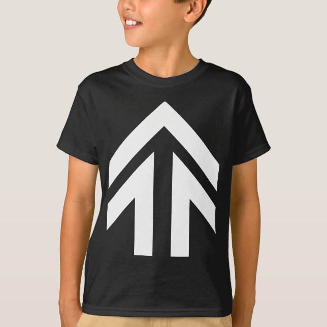 T-shirt Flèche creux (Devant)