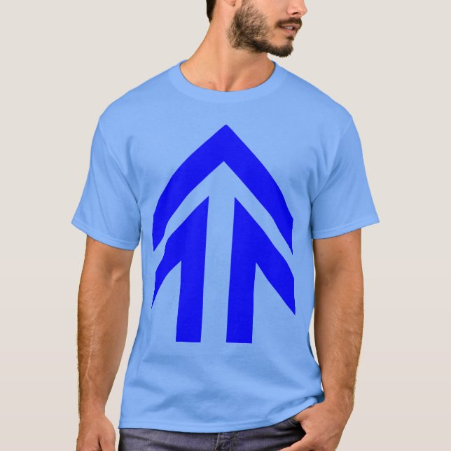 T-shirt Flèche creux (Devant)