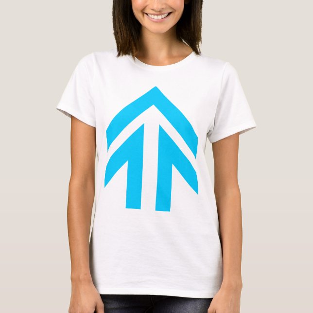 T-shirt Flèche creux (Devant)