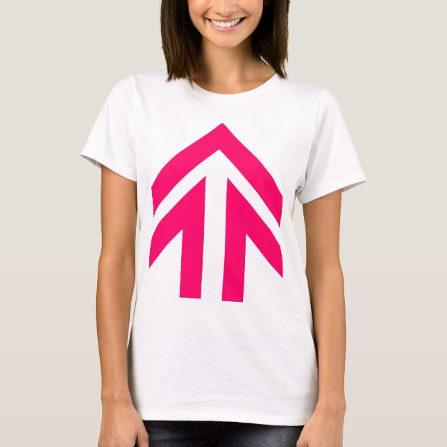 T-shirt Flèche creux (Devant)