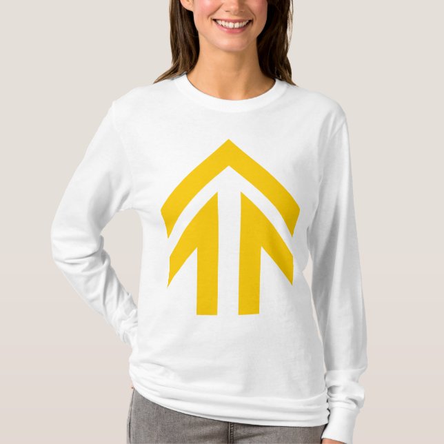 T-shirt Flèche creux (Devant)