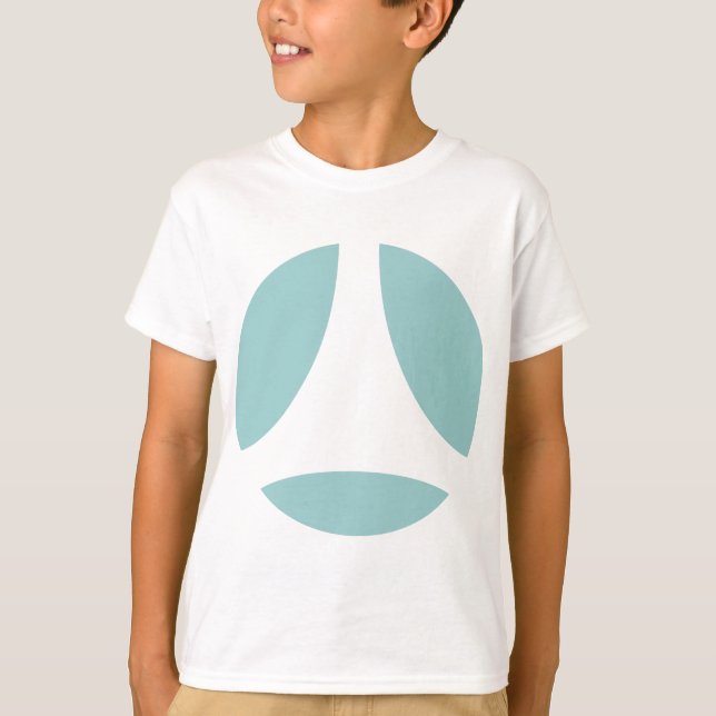 T-shirt Flèche de boule de courbe (Devant)