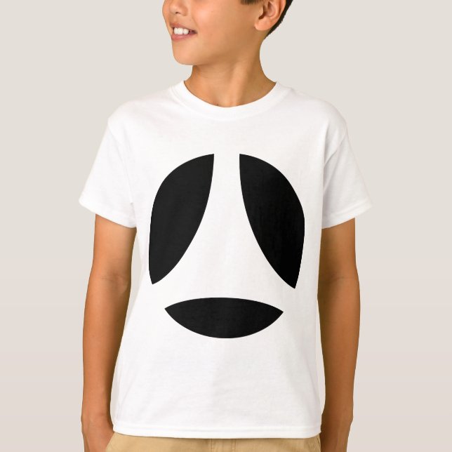 T-shirt Flèche de boule de courbe (Devant)