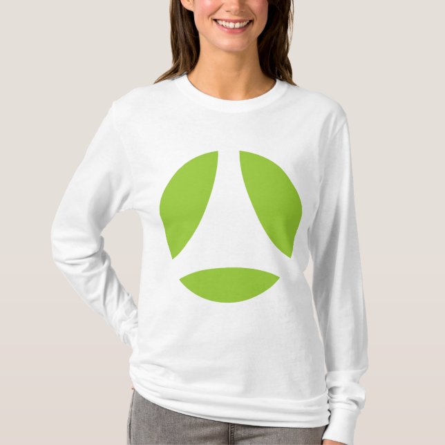 T-shirt Flèche de boule de courbe (Devant)