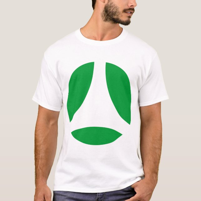 T-shirt Flèche de boule de courbe (Devant)