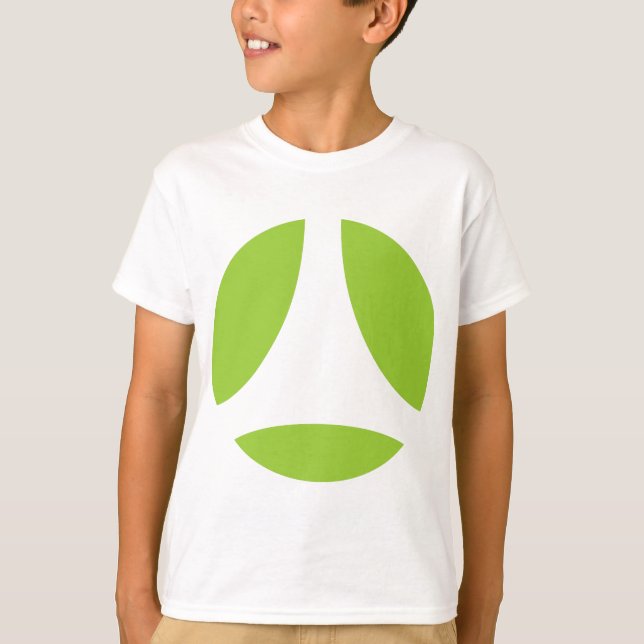 T-shirt Flèche de boule de courbe (Devant)