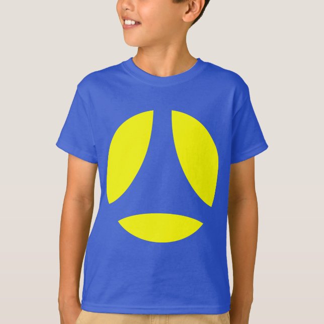 T-shirt Flèche de boule de courbe (Devant)