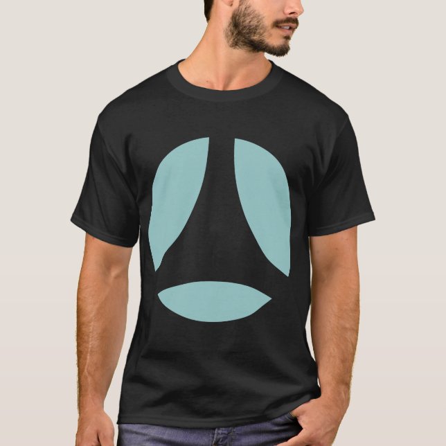 T-shirt Flèche de boule de courbe (Devant)