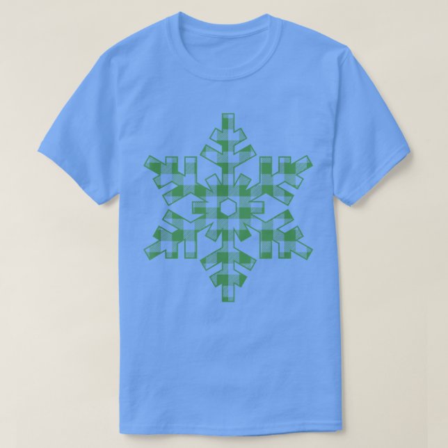 T-shirt Flèche de neige verte (Design devant)