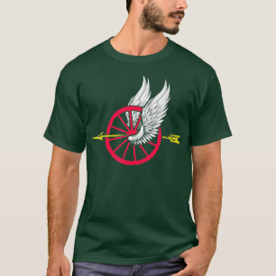 T-shirt Flèche de roues de l'unité de motocyclette de l'ap
