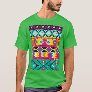 T-shirt Flèche d'oiseaux motifs aztèques natifs