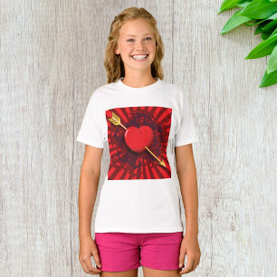T-shirt Flèche du coeur rouge