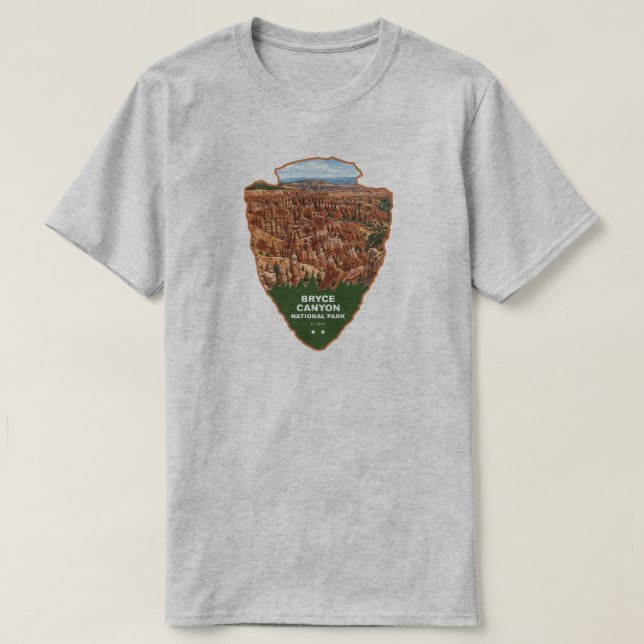 T-shirt Flèche du parc national de Bryce Canyon (Design devant)