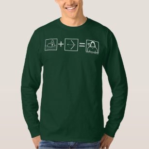 T-shirt Flèche   Équation de flèche verte