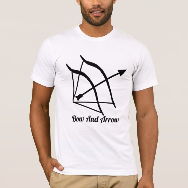 T-shirt fléché et fléchette (Devant)