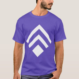 T-shirt Flèche géométrique 02 - Blanc