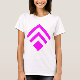 T-shirt Flèche géométrique 02 - Magenta