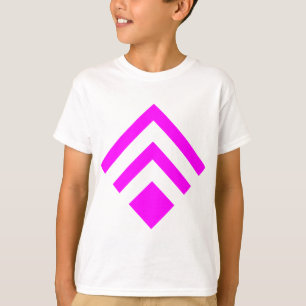 T-shirt Flèche géométrique 02 - Magenta