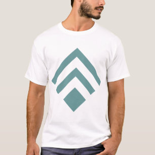 T-shirt Flèche géométrique 02 - Vert océan