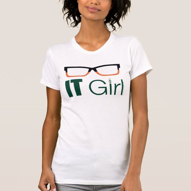 T-shirt Flèche | Graphique de lunettes pour filles IT (Devant)
