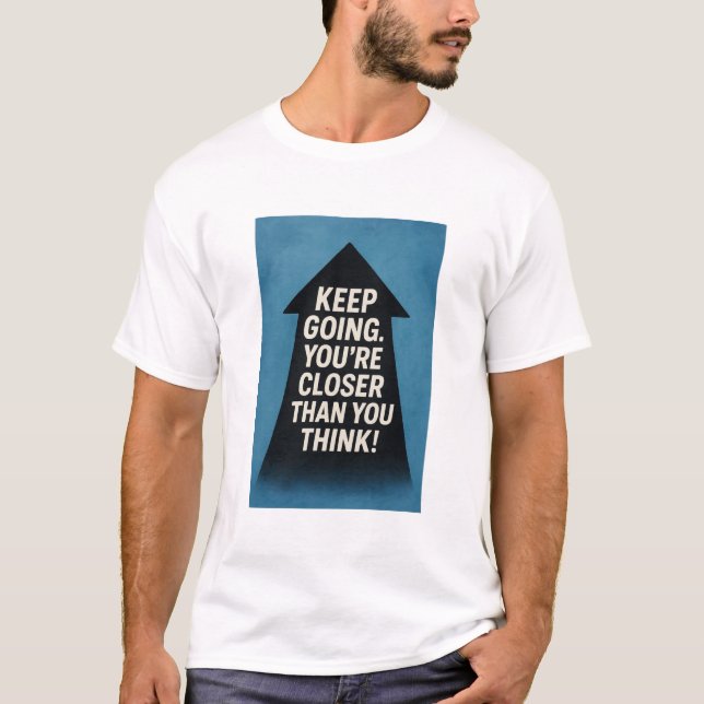 T-shirt Flèche motivationnelle (Devant)