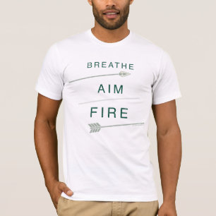 T-shirt Flèche   Respirer le feu de l'objectif