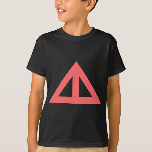 T-shirt Flèche triangulaire divisée (Devant)