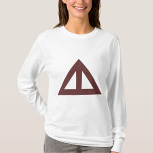 T-shirt Flèche triangulaire divisée