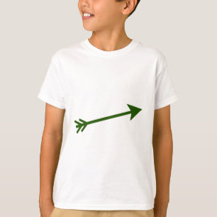 T-shirt Flèche Vert Dk 15deg Le MUSÉE Zazzle