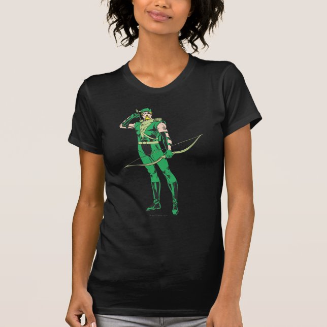 T-shirt Flèche verte avec cible (Devant)