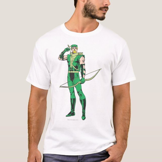 T-shirt Flèche verte avec cible (Devant)